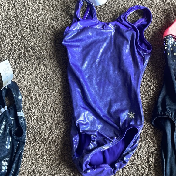 4 gymnastics leotards,  child medium - Picture 3 of 6